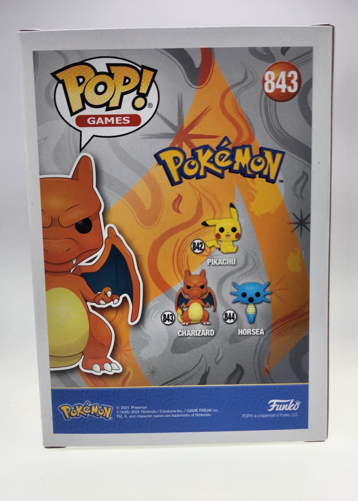 POP GAMES POKEMON CHARIZARD #843 VINYL FIGURE