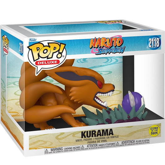(PRE-ORDER) Naruto: Shippuden Kurama Glow-in-the-Dark Deluxe Funko Pop! Vinyl Figure #2118