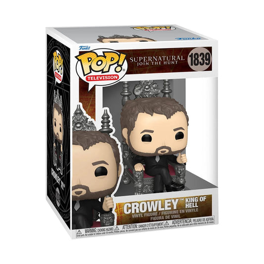 (PRE-ORDER) Supernatural Crowley King of Hell Throne Premium Pop! Vinyl