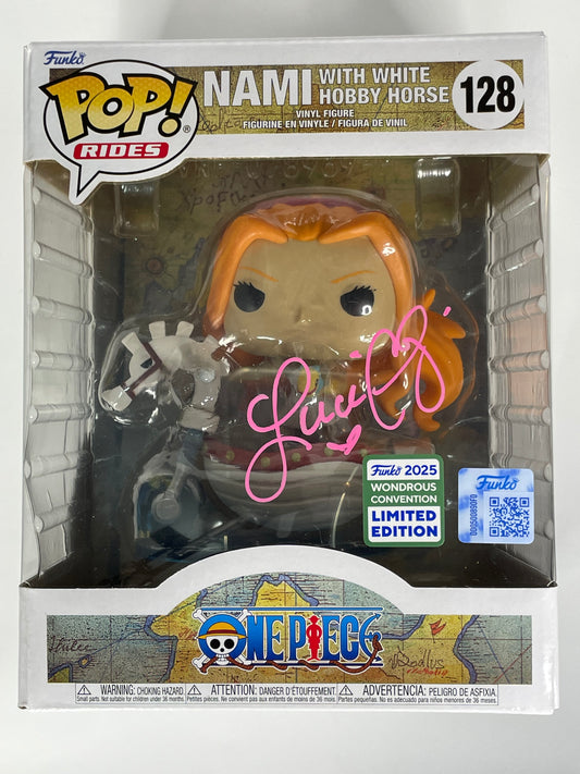 Funko Pop One Piece Nami with Hobby Horse Signed JSA