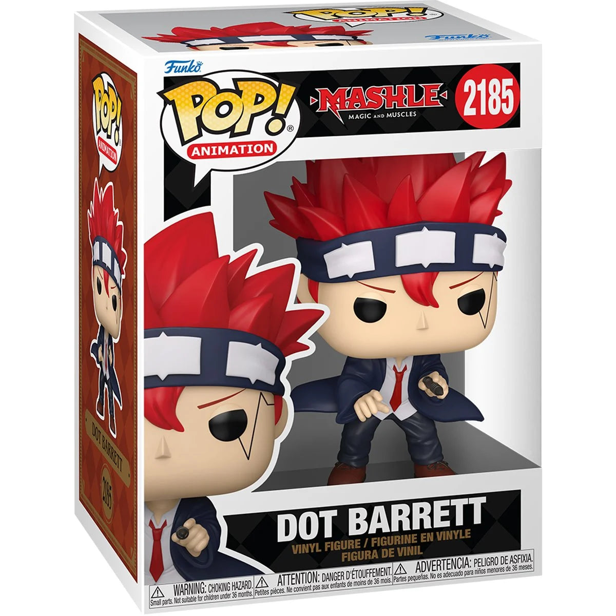 (PRE-ORDER) Mashle: Magic and Muscles Dot Barrett Pop! Vinyl Figure (Chance at Chase)