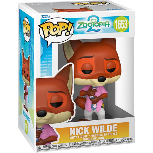 (PRE-ORDER) Zootopia 2 Nick Wilde Funko Pop! Vinyl Figure #1653