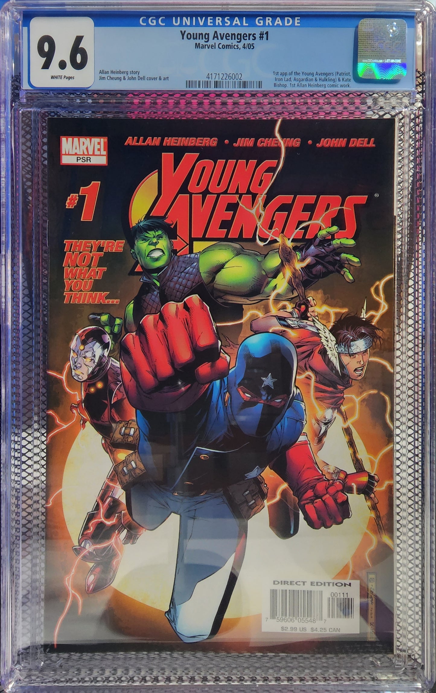 YOUNG AVENGERS #1 CGC 9.6 (2005)