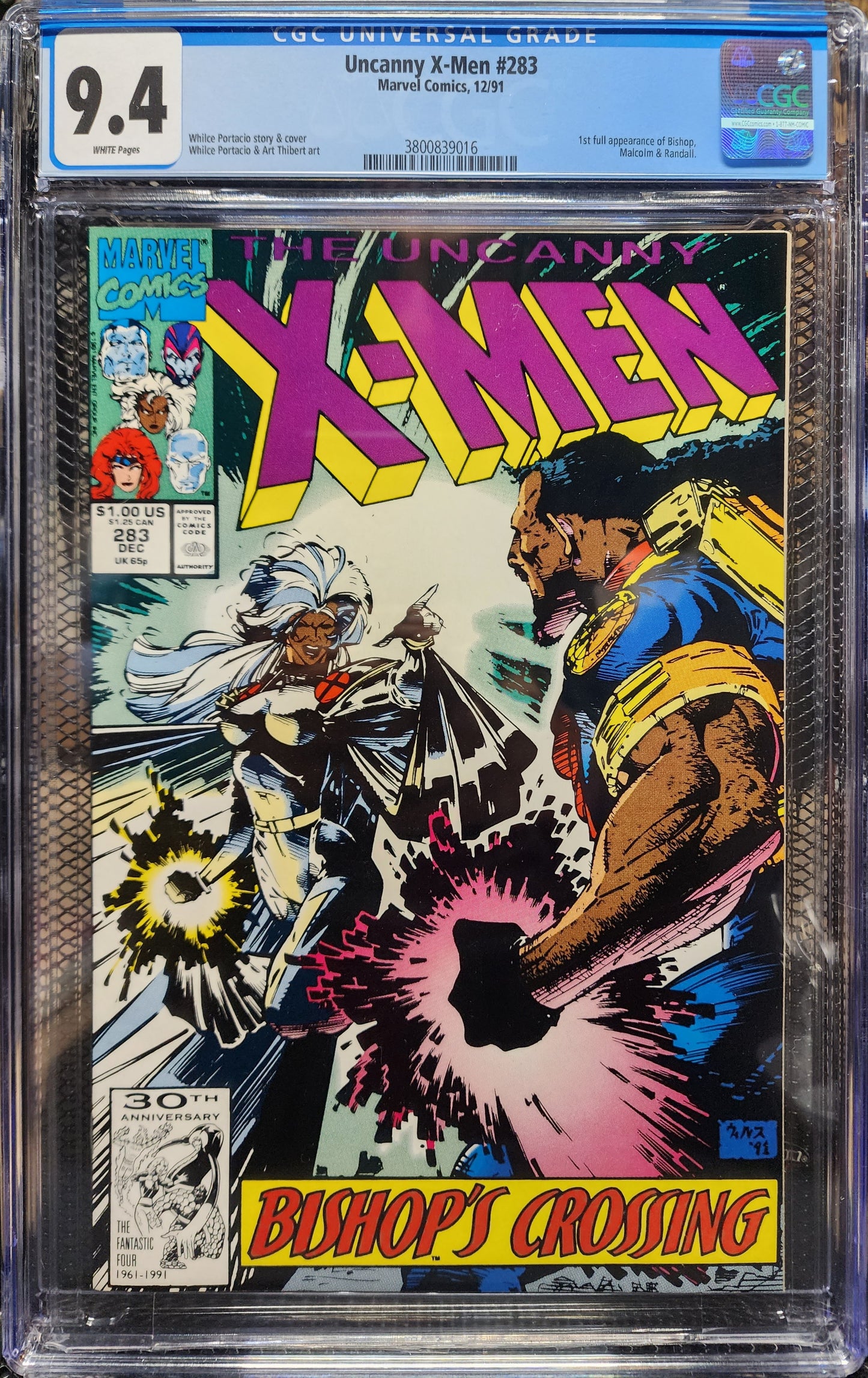 UNCANNY X-MEN #283 CGC 9.4 (1991)