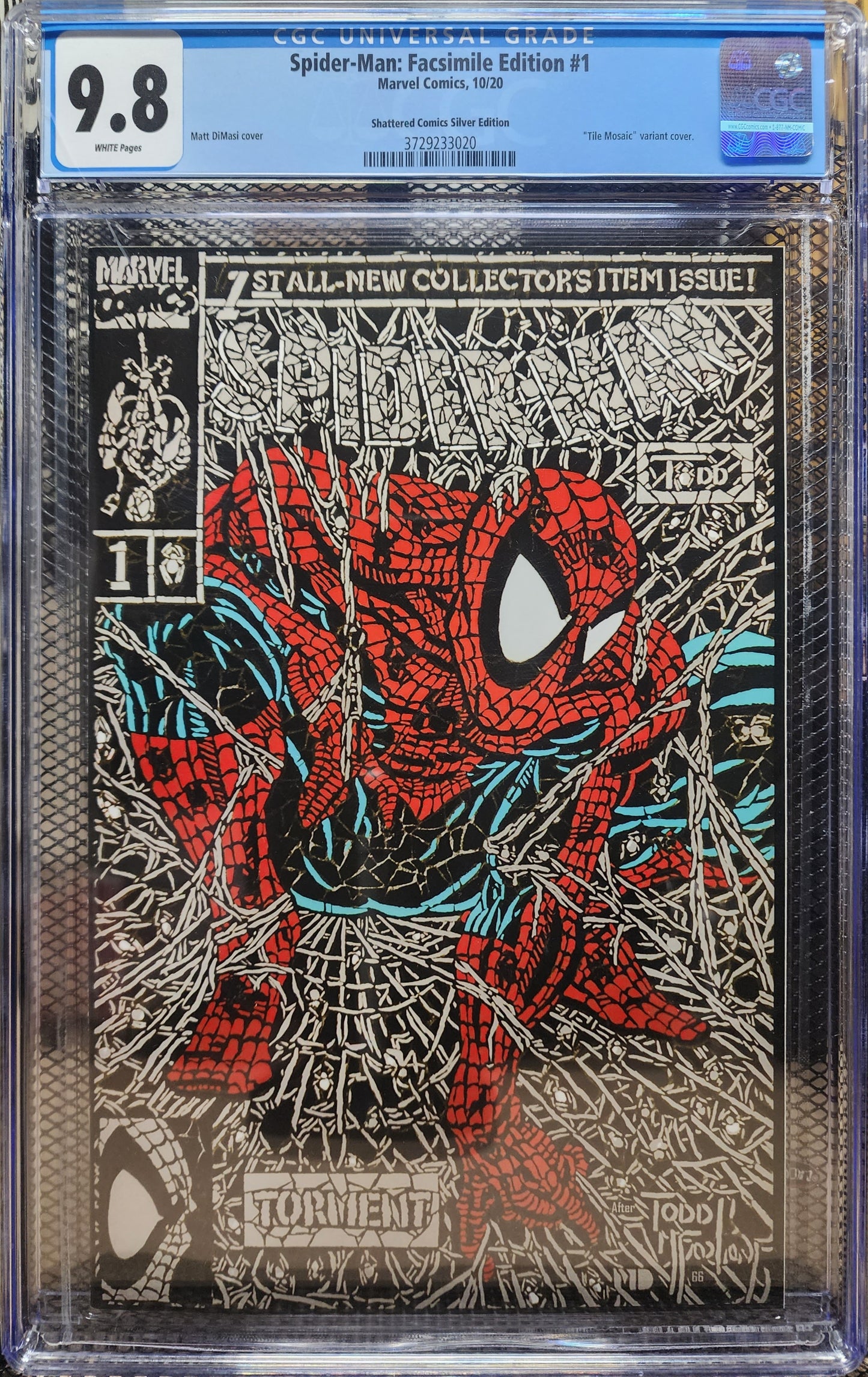 SPIDER-MAN: FACSIMILE EDITION #1 CGC 9.8 SILVER EDITION (2020)