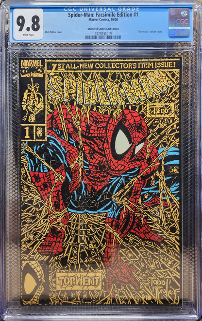 SPIDER-MAN: FACSIMILE EDITION #1 CGC 9.8 GOLD EDITION (2020)