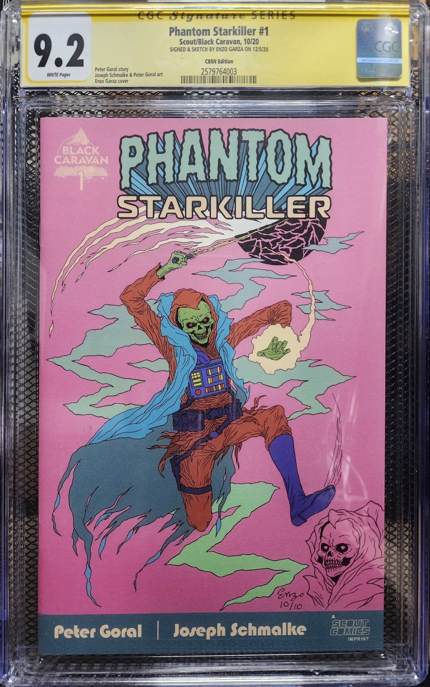 PHANTOM STARKILLER #1 CGC 9.2 SIGNATURE SERIES