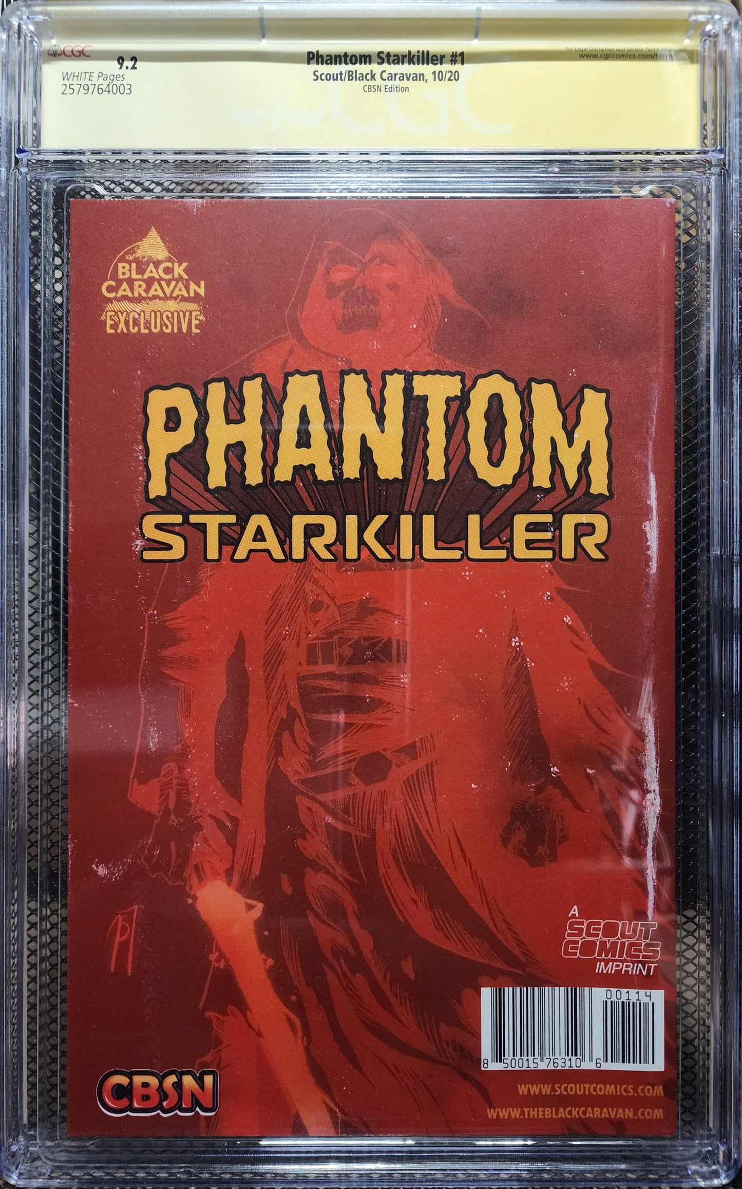 PHANTOM STARKILLER #1 CGC 9.2 SIGNATURE SERIES