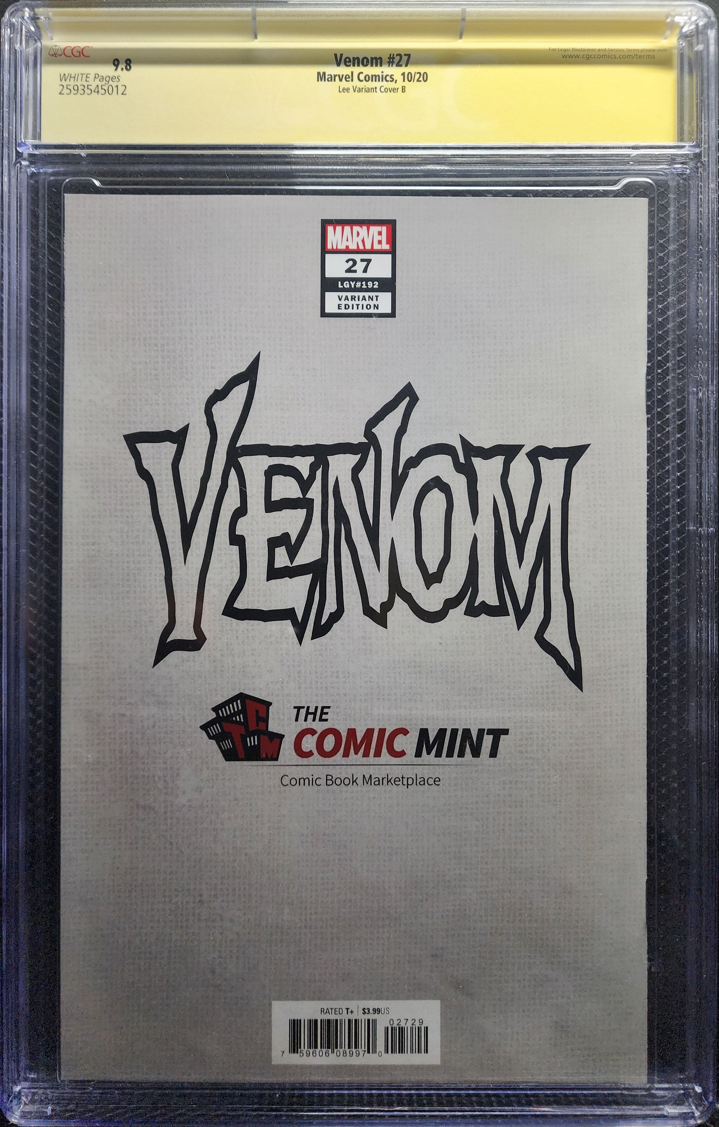 Venom #27 deals CGC 9.8