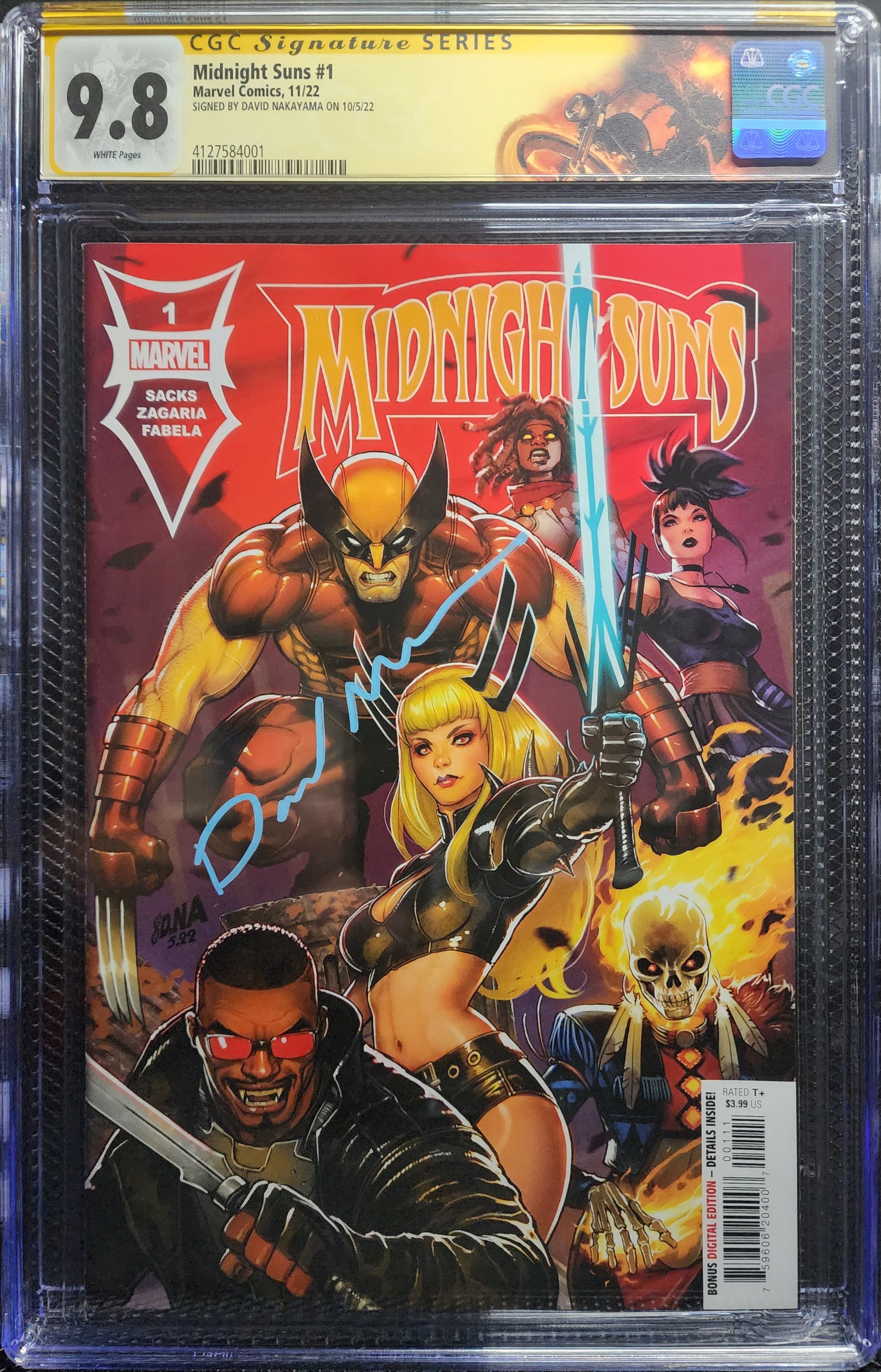 Midnight Suns #1 CGC 9.8 Signature Series (2022)