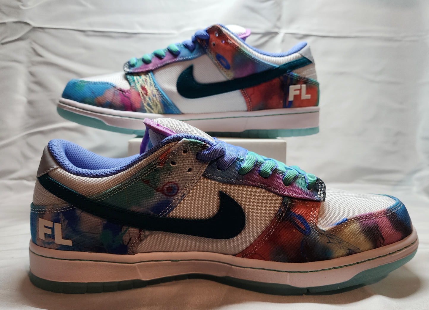 Futura Laboratories x Nike Dunk SB Low Bleached Aqua