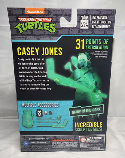 BST AXN Teenage Mutant Ninja Turtles Casey Jones Skull Face Glow in the Dark