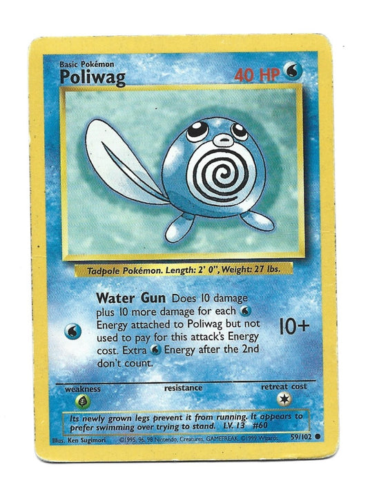 Poliwag 059/102 Base Set Regular - Pokémon Card