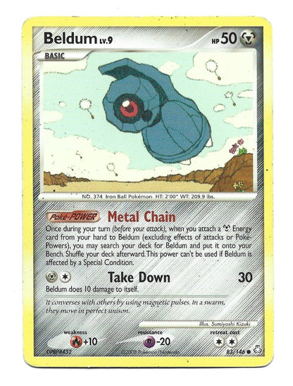 Beldum 83/146 Pokemon Legends Awakened Non Holo MP 2008 box-S3