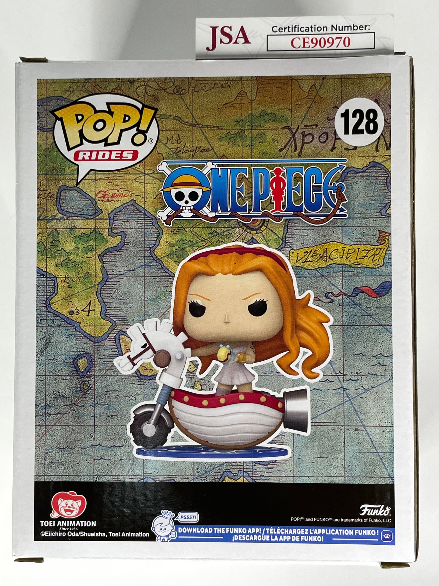 Funko Pop Rides One Piece Nami Signed JSA
