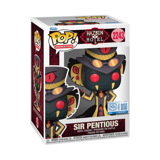 (PRE-ORDER) Hazbin Hotel Sir Pentious Funko Pop! Vinyl Figure #2243 - Specialty (Chance of Chase)