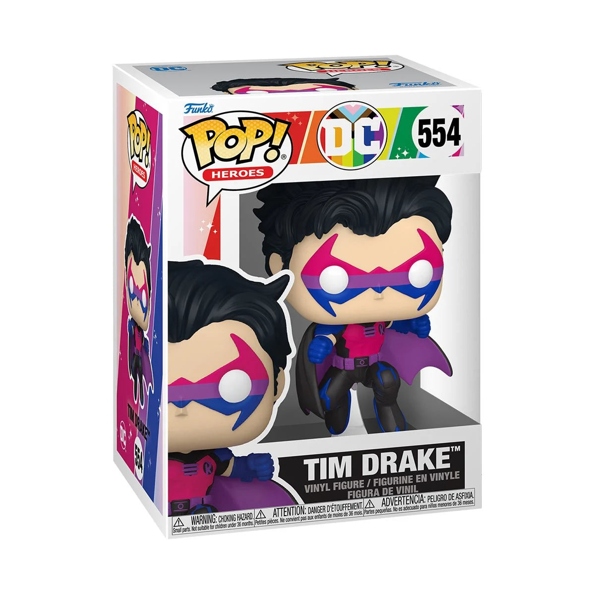 (PRE-ORDER) DC Comics Pride 2025 Tim Drake Funko Pop! Vinyl Figure #554