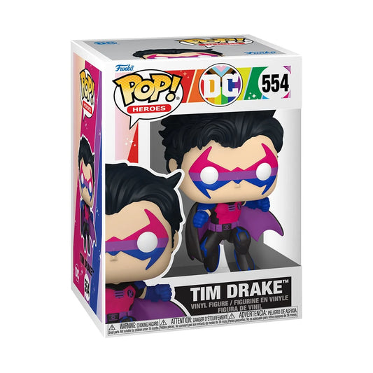 (PRE-ORDER) DC Comics Pride 2025 Tim Drake Funko Pop! Vinyl Figure #554