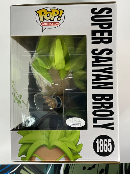 Funko Pop! Dragon Ball Super Broly #1865 Signed JSA