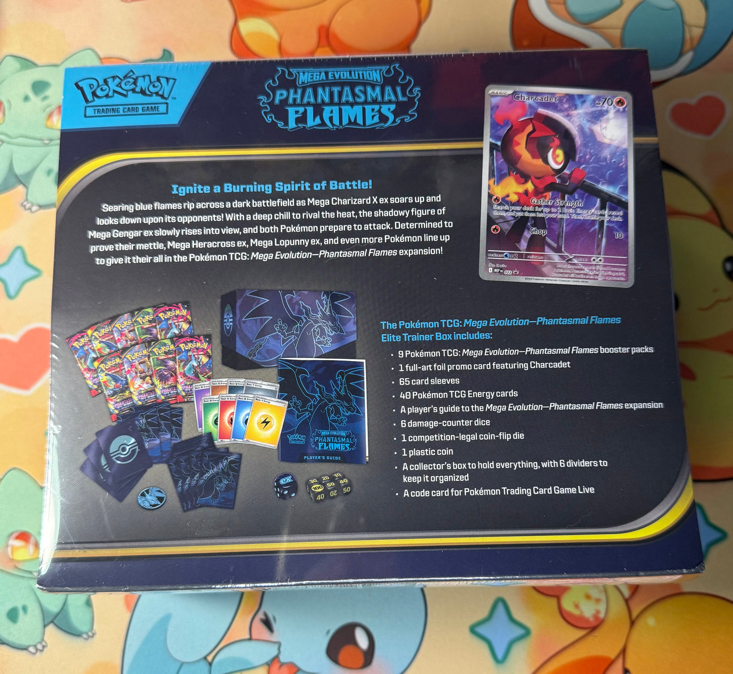 Pokémon TCG: Mega Evolution-Phantasmal Flames Elite Trainer Box ETB