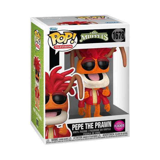 (PRE-ORDER) Muppets Pepe the Prawn Flocked Pop! Vinyl Figure - Specialty