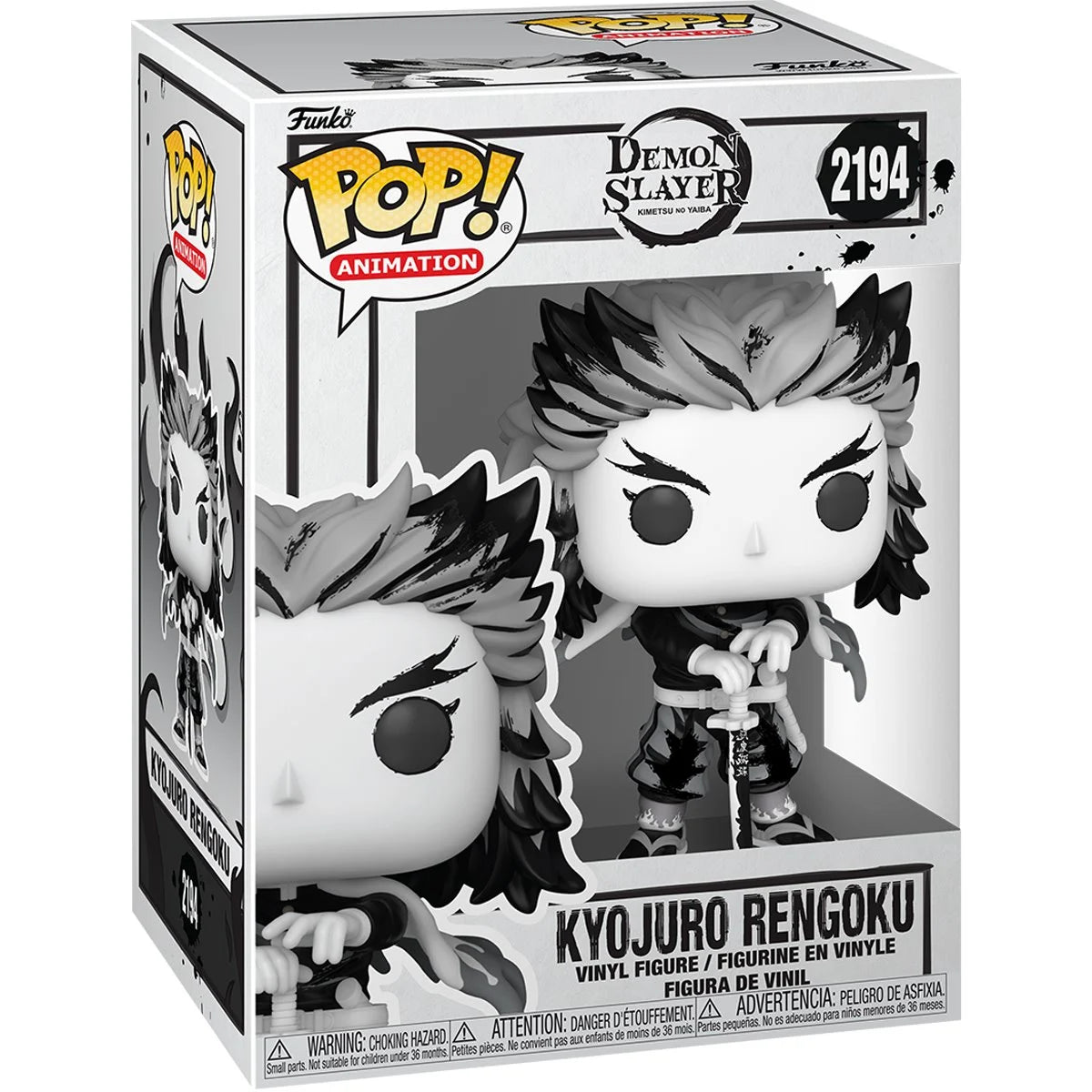 (PRE-ORDER) Demon Slayer Kyojuro Rengoku Sumi-Ink Pop! Vinyl Figure
