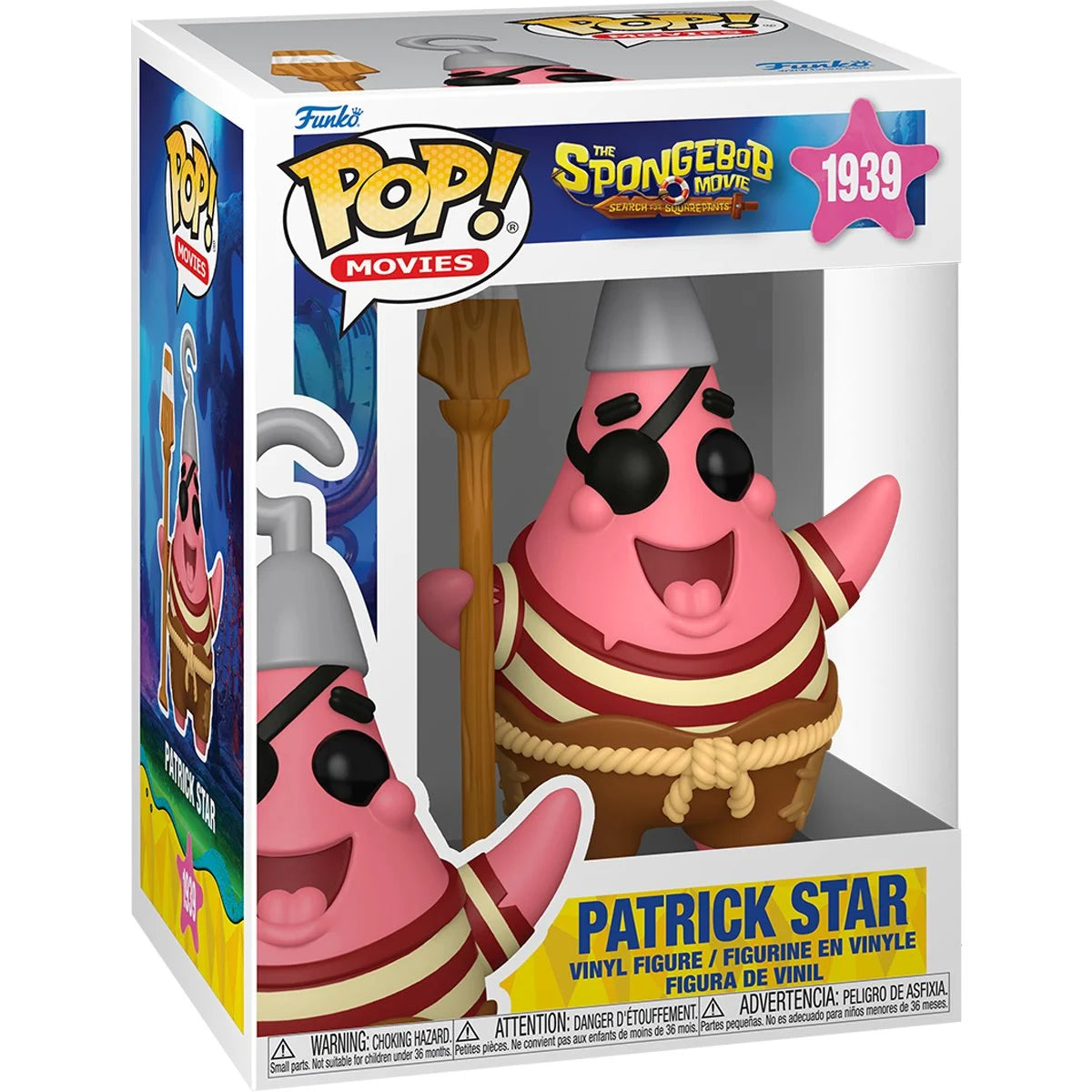 (PRE-ORDER) The SpongeBob Movie Patrick Star Funko Pop! Vinyl Figure