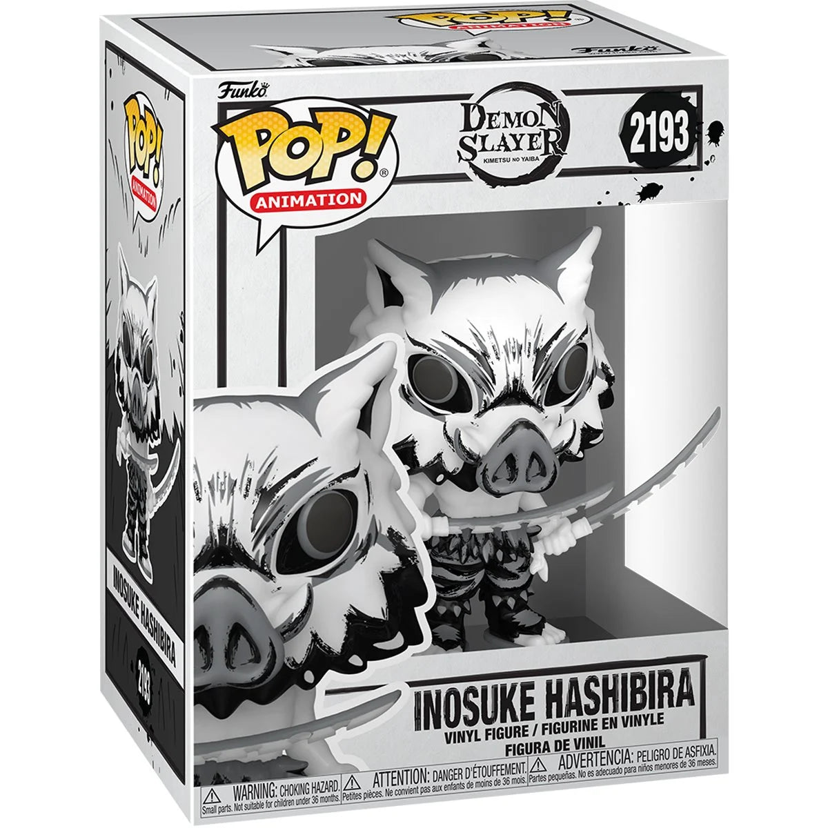 (PRE-ORDER) Demon Slayer Inosuke Hashibira Sumi-Ink Pop! Vinyl Figure