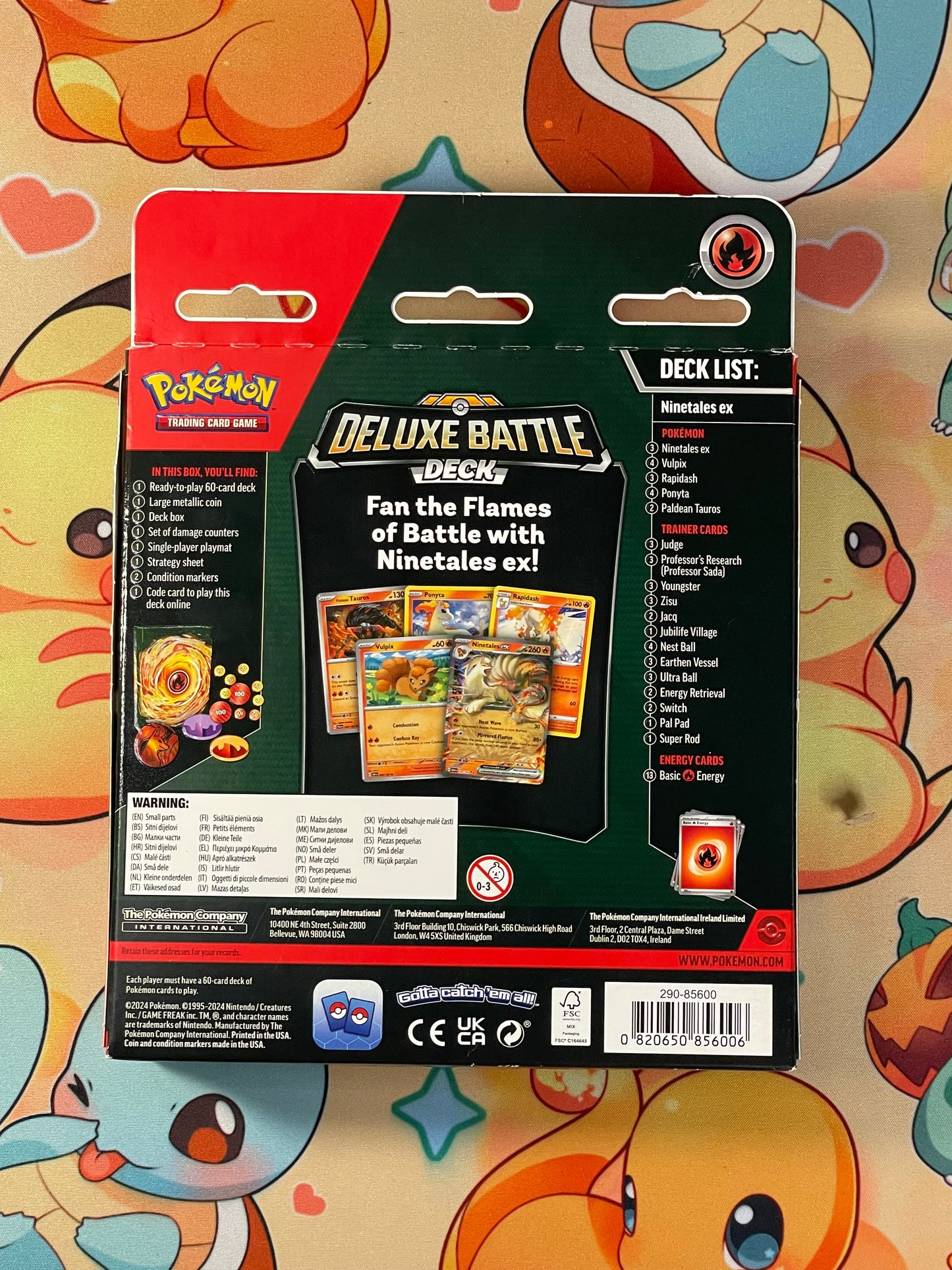 Pokemon Deluxe Battle Deck Ninetails ex