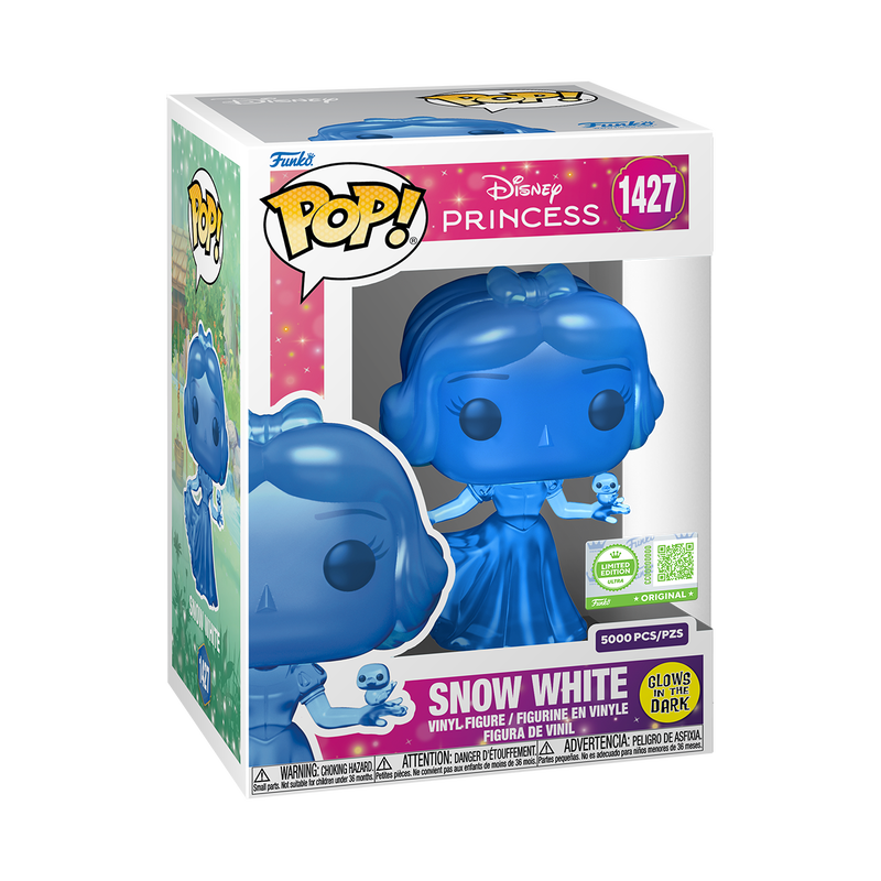 Funko Pop Disney Princess (Translucent Blue) Snow White #1427 Glow in the Dark Limited Edition