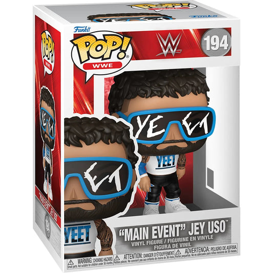 (PRE-ORDER) WWE "Main Event" Jey Uso Funko Pop! Vinyl Figure #194