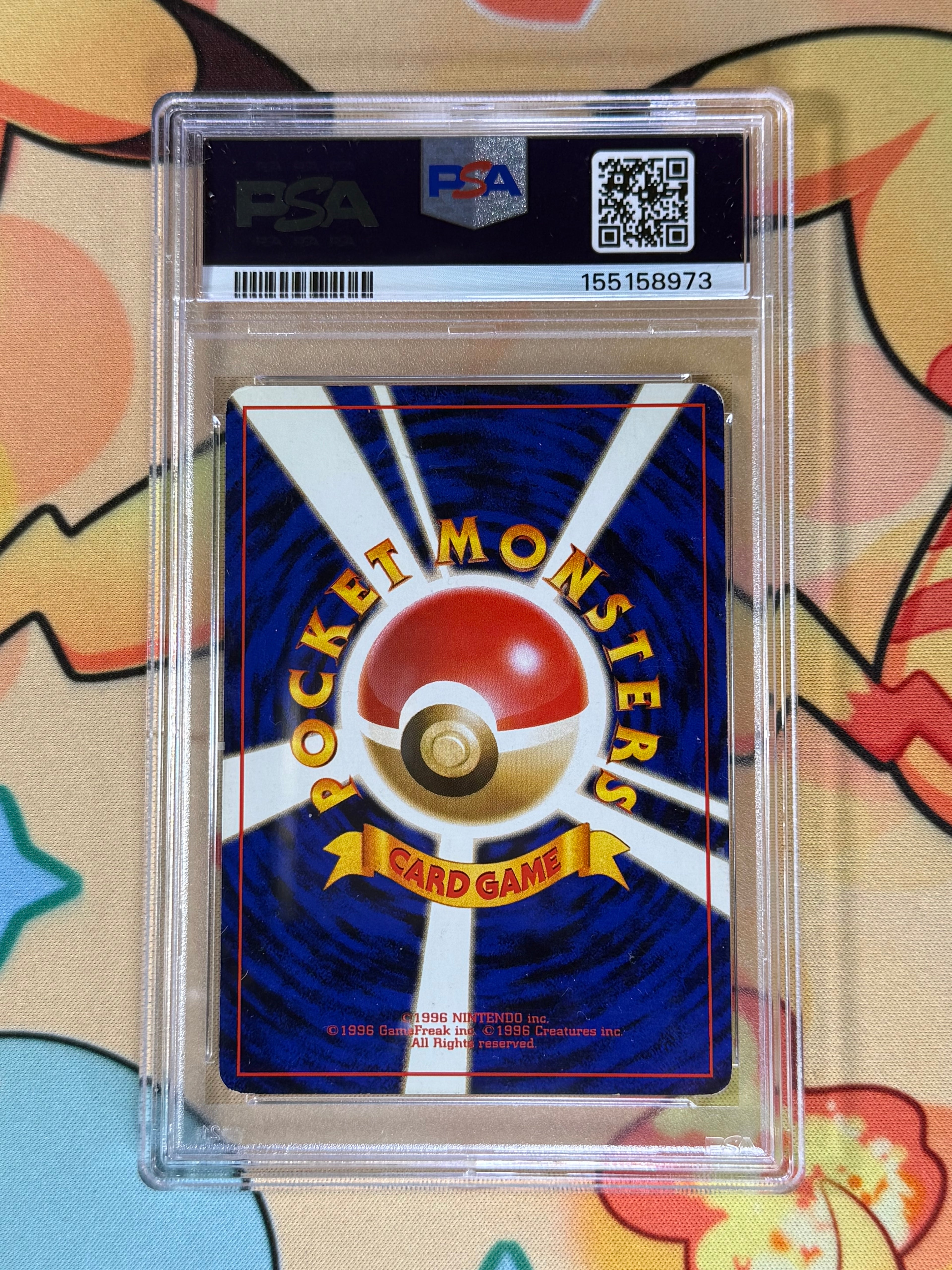 Blaine's Moltres Challenge from the Darkness Holo (Japanese) PSA 4