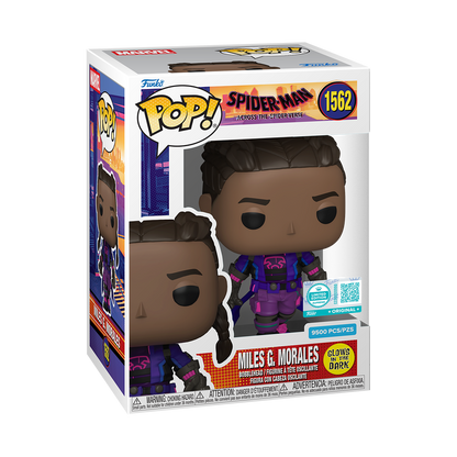 Pop! Spider-Man Across The Spider-Verse Miles G. Morales #1562 Funko Pop! (Glows in the Dark) Limited Edition