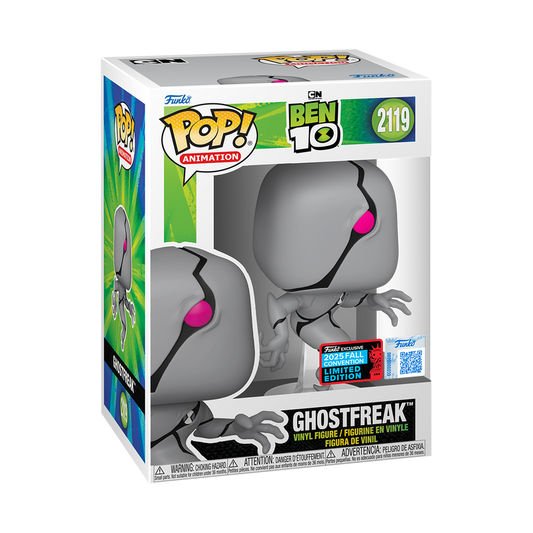 Funko Pop Animation Ben 10 Ghostfreak #2119 2025 Fall Convention