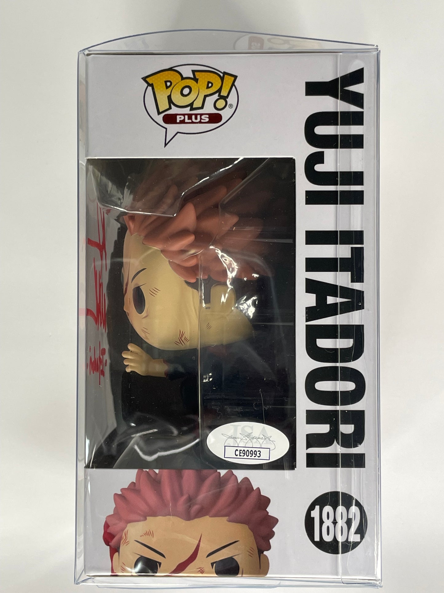 Funko Pop! Plus Jujutsu Kaisen Yuji Itadori #1882 - Signed - JSA