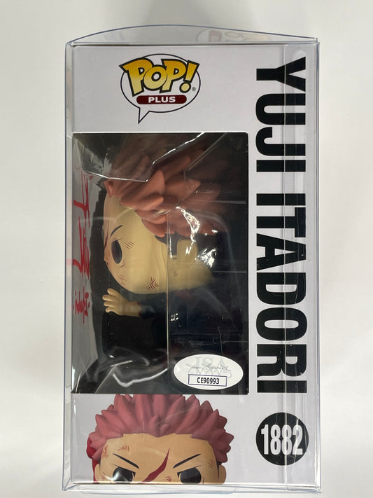 Funko Pop! Plus Jujutsu Kaisen Yuji Itadori #1882 - Signed - JSA