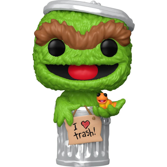 (PRE-ORDER) Sesame Street Oscar the Grouch with Slimey Pop! Vinyl Figure