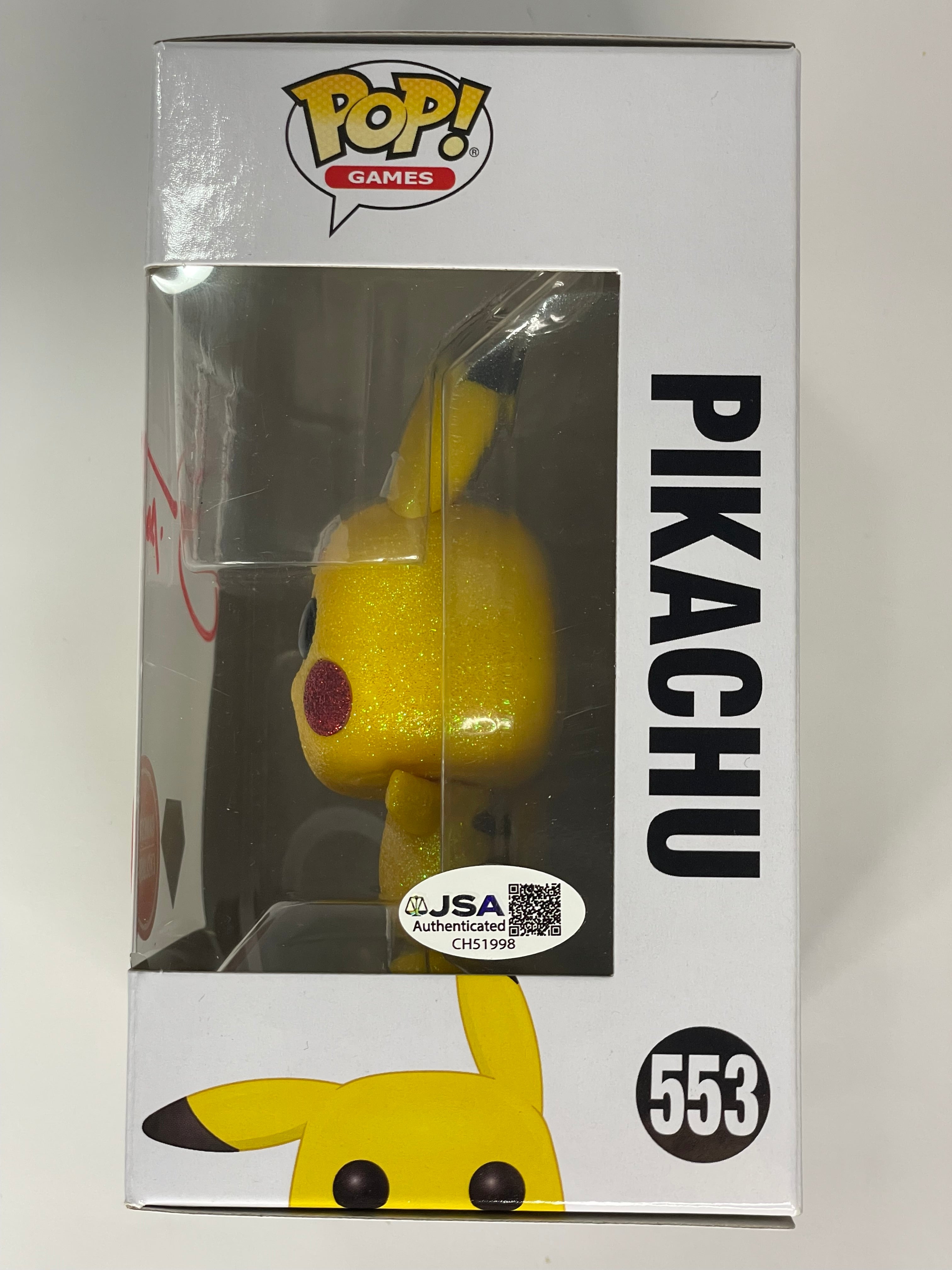 Pop Games Pokemon Pikachu #553 Signed