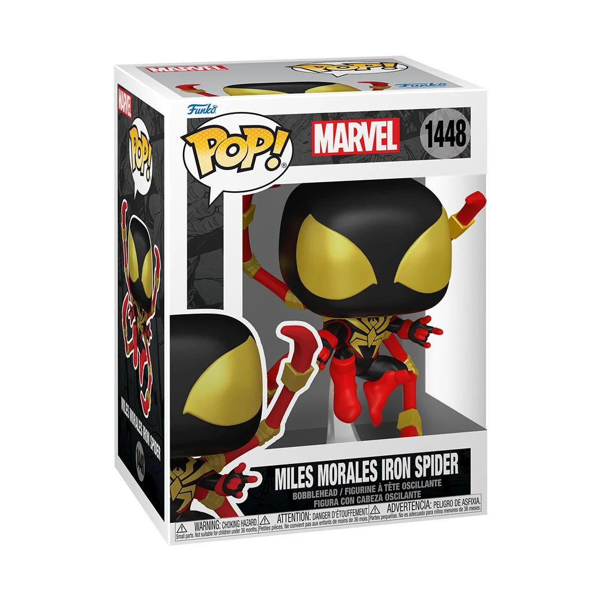 Pop Spider-Man Comics Miles Morales Iron Spider Funko Pop! Vinyl Figure #1448