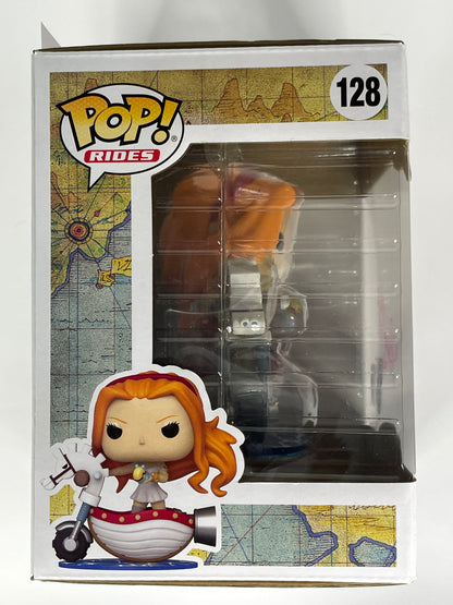 Funko Pop! Rides One Piece Nami with White Hobby Horse #128 - Signed - JSA