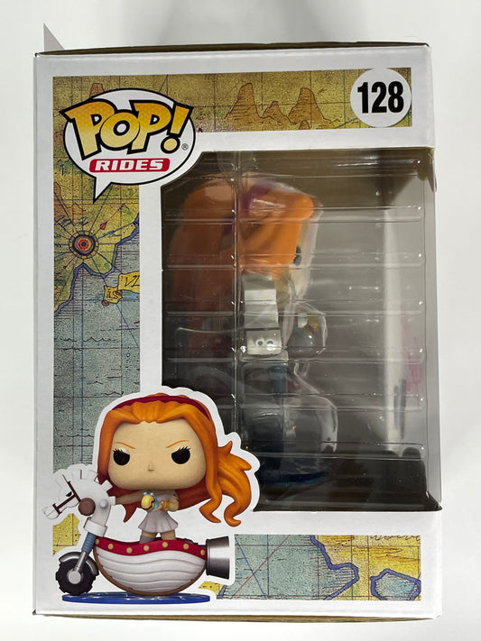 Funko Pop! Rides One Piece Nami with White Hobby Horse #128 - Signed - JSA