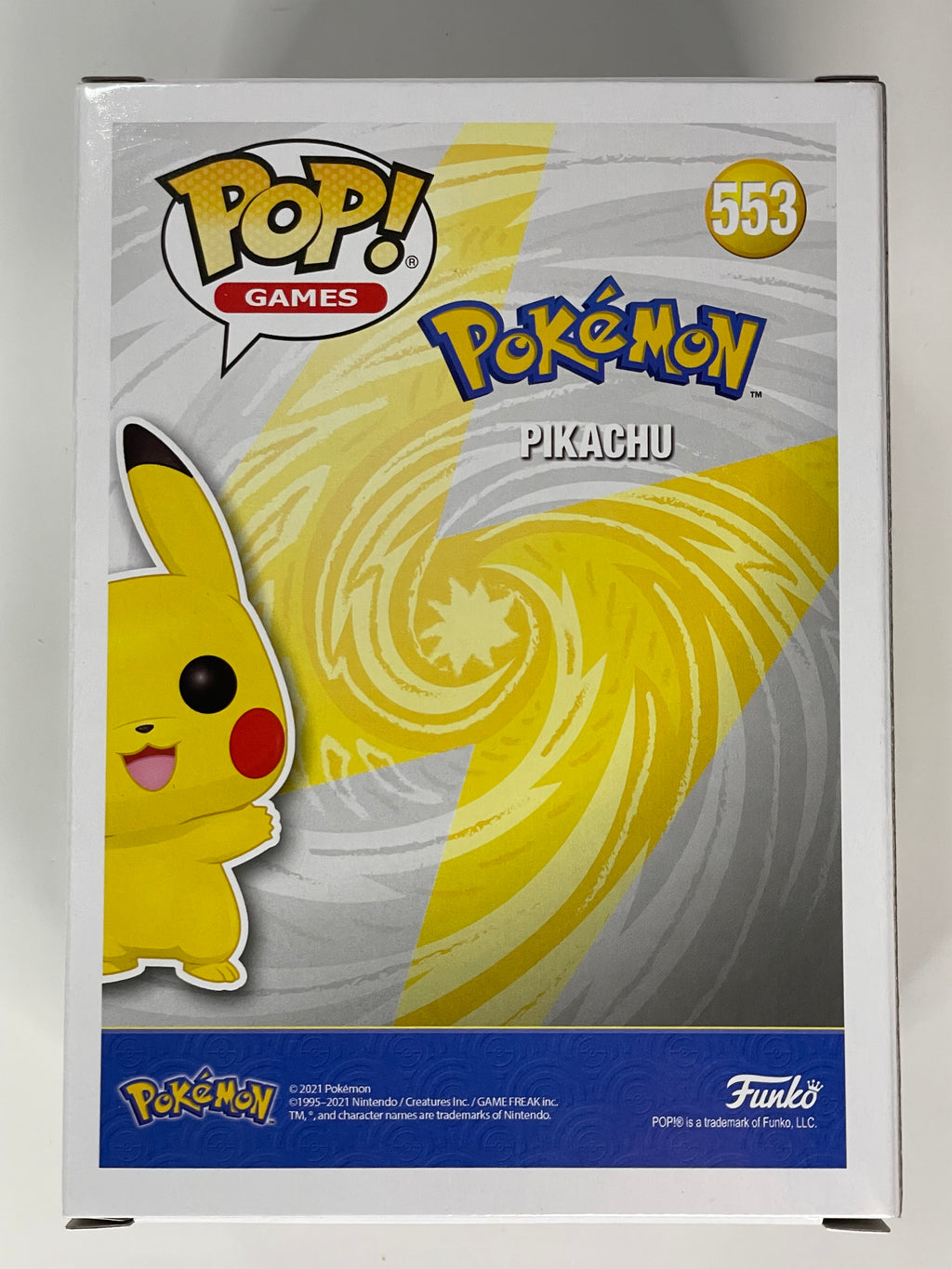 Pop Games Pokemon Pikachu #553 Signed