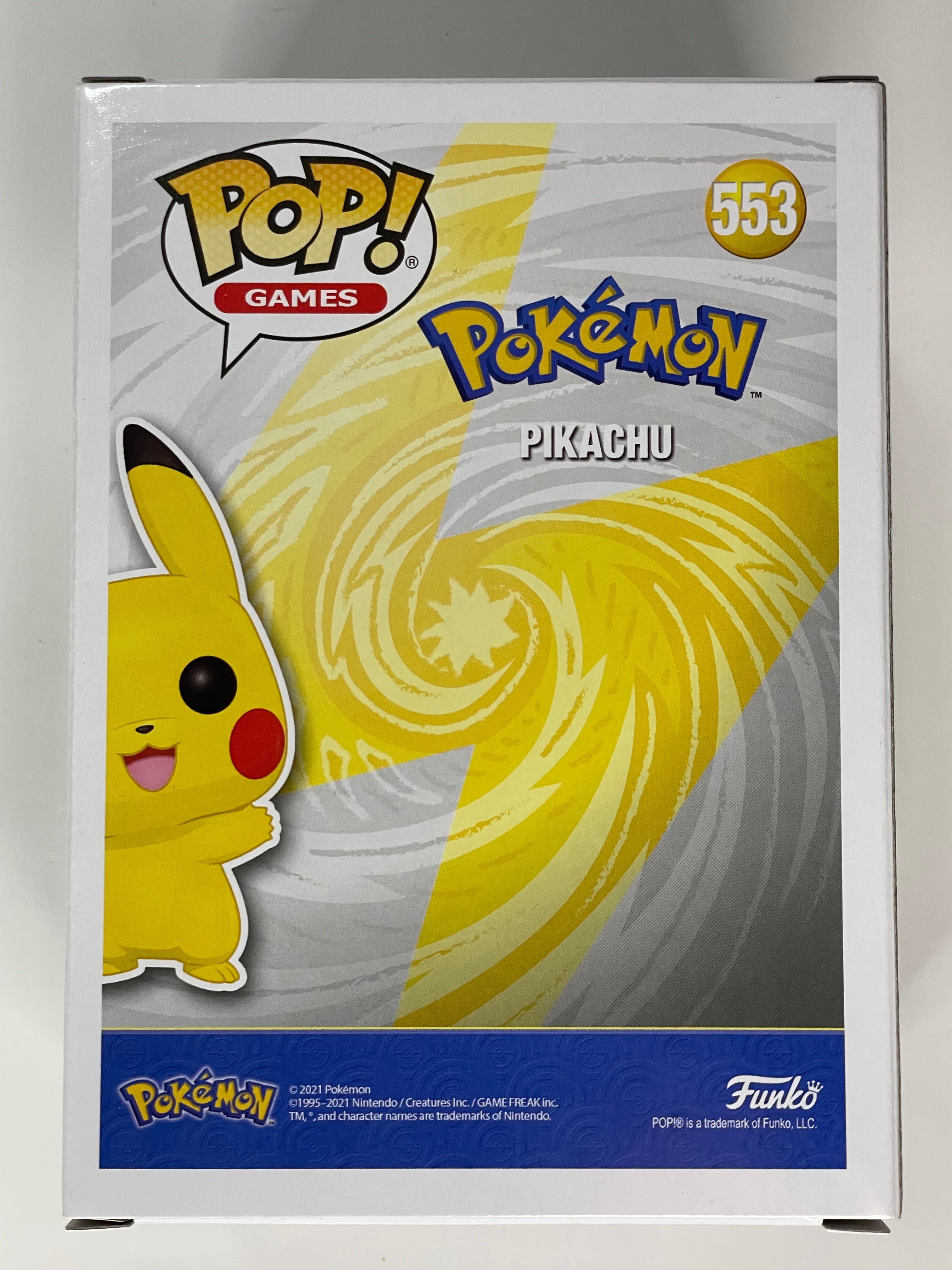 Pop Games Pokemon Pikachu #553 Signed