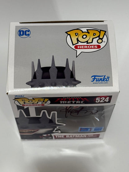 Pop Heroes Dark Knights Dark Metal The Batman Who Laughs #524 Signed