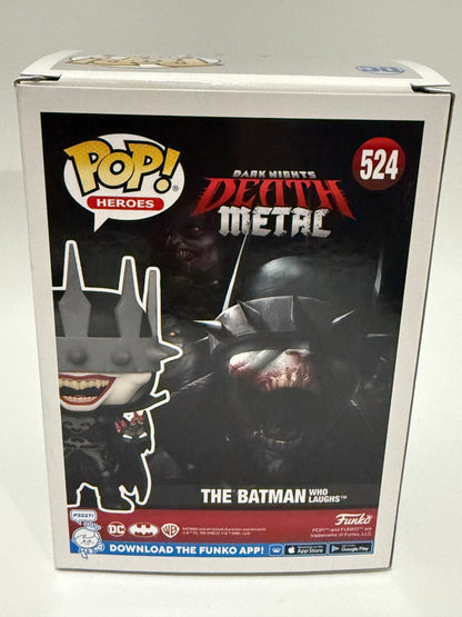 Pop Heroes Dark Knights Dark Metal The Batman Who Laughs #524 Signed