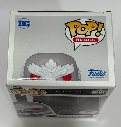 Pop Heroes Injustice Gods Among Us Doomsday #408 Signed by Sam Witwer