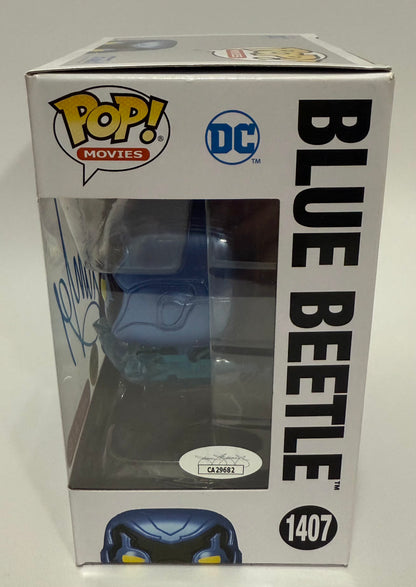 Pop Movies Blue Beetle Blue Beetle #1407 Glow In The Dark Signed