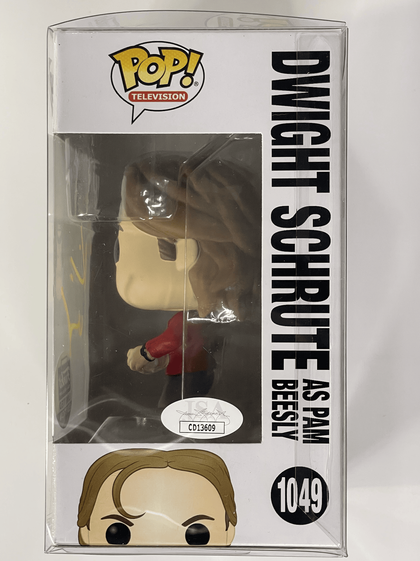 Pop! Television The Office Dwight Schrute As Pam Beesly #1049 Signed by Rainn Wilson