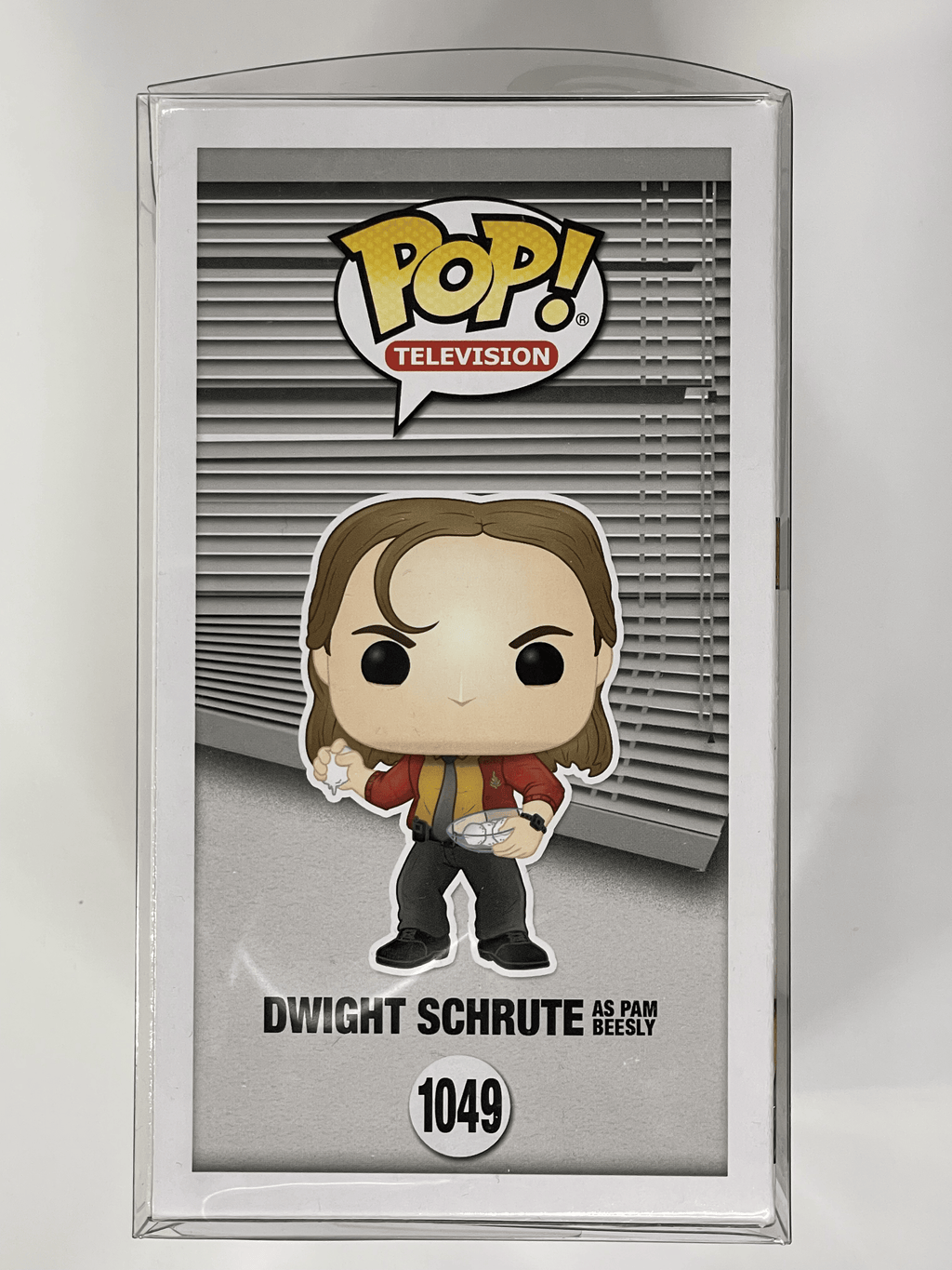 Pop! Television The Office Dwight Schrute As Pam Beesly #1049 Signed by Rainn Wilson
