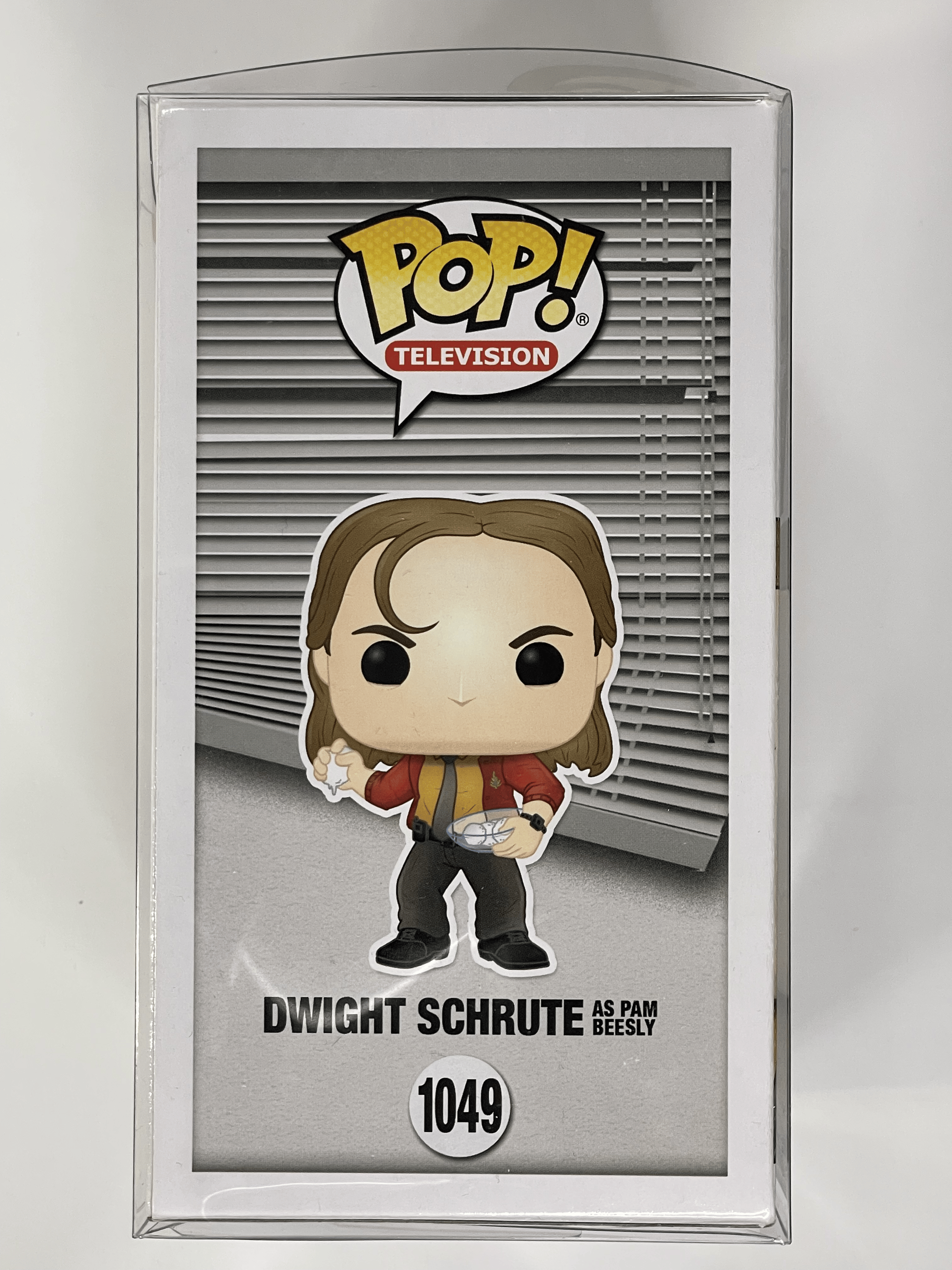 Pop! Television The Office Dwight Schrute As Pam Beesly #1049 Signed by Rainn Wilson